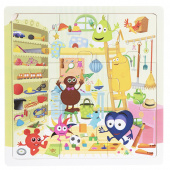 Babblarna Träpussel I Babblarnas prylbod 9 bitar Babblarna Träpussel I Babblarnas prylbod 9 bitar