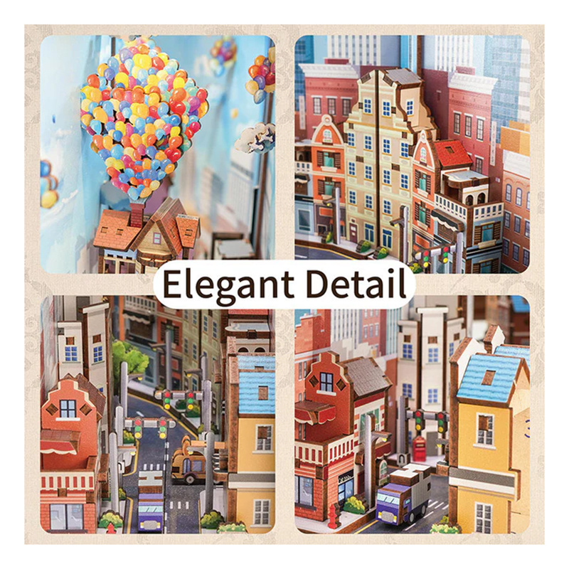 Tonecheer Book Nook - Travel with the Wind