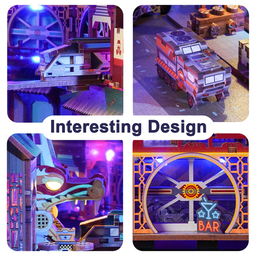 Tonecheer Book Nook - Cyber City