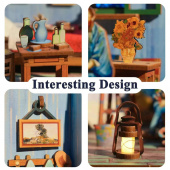 Tonecheer Book Nook - Vincent's Bedroom Tonecheer Book Nook - Vincent's Bedroom