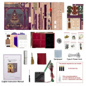 Tonecheer Book Nook - Infinity Train Cabin Kit, Magical Journey Tonecheer Book Nook - Infinity Train Cabin Kit, Magical Journey