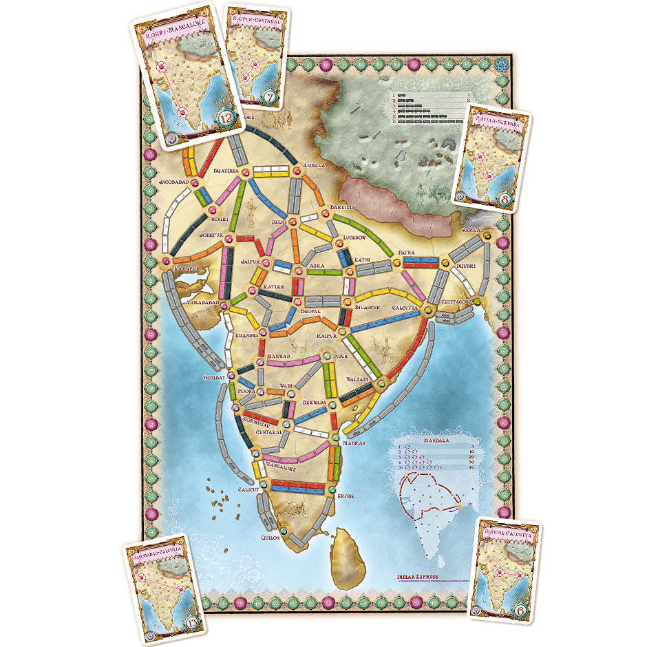 Ticket To Ride: India & Switzerland (Exp.) (Swe)