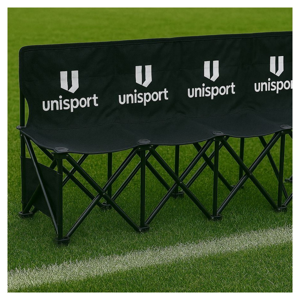 Unisport Hopfällbar Bänk - Svart/Vit