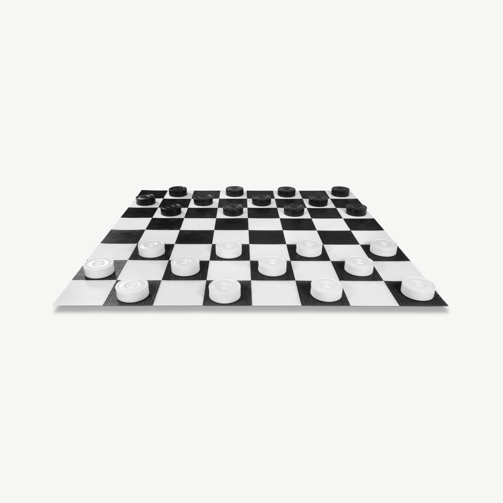 Uber Giant Draughts / Checkers - pjäser 25 cm
