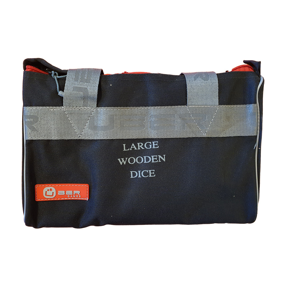 Uber Wooden Dice Gigant Black