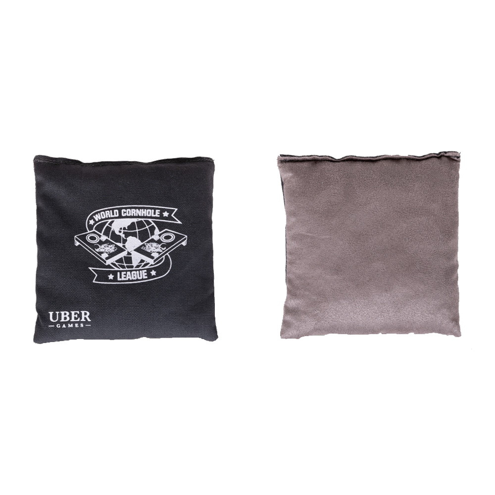 WCL Cornhole Bean Bags Green & Grey With Bag