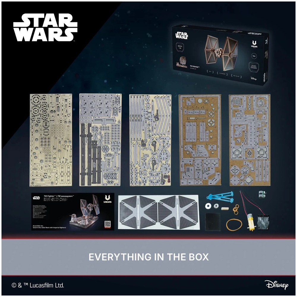 Ugears TIE Fighter Star Wars