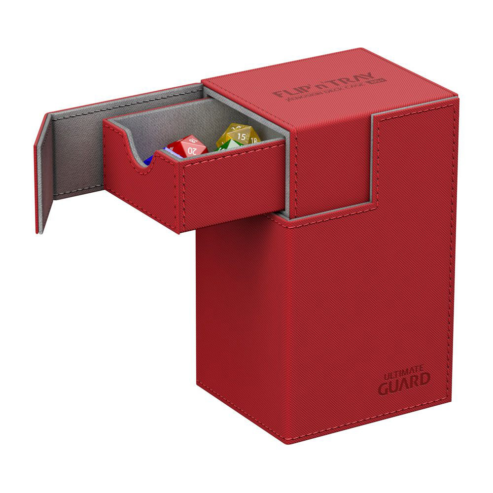 Ultimate Guard Flip´n´Tray Deck Case 80+ Standard Size XenoSkin Red