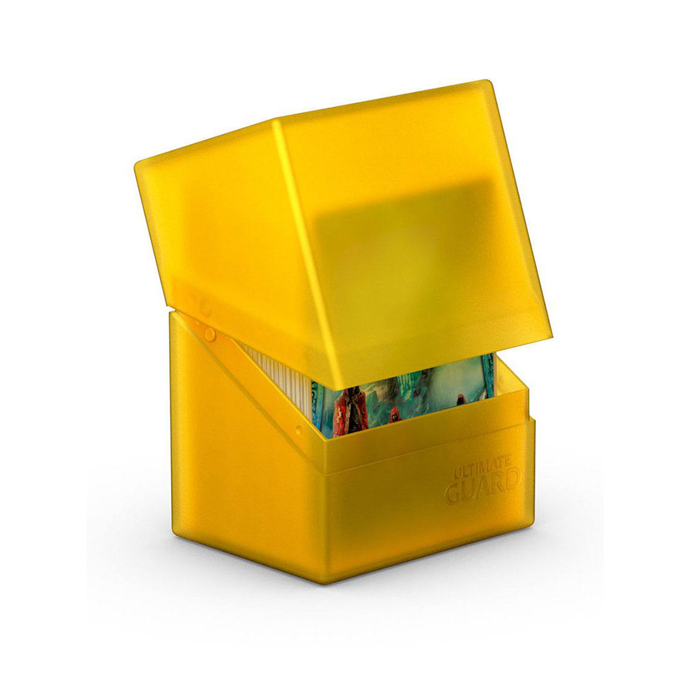 Ultimate Guard Boulder Deck Case 80+ Standard Size Amber