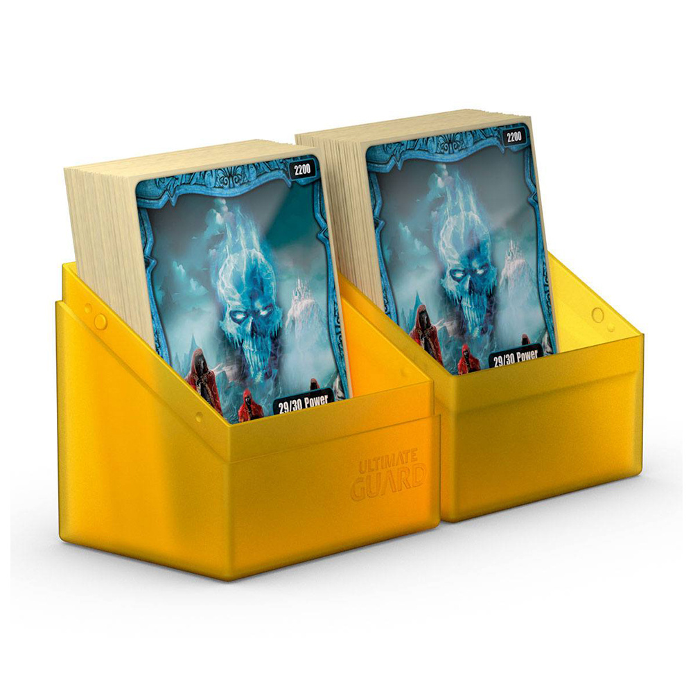 Ultimate Guard Boulder Deck Case 80+ Standard Size Amber