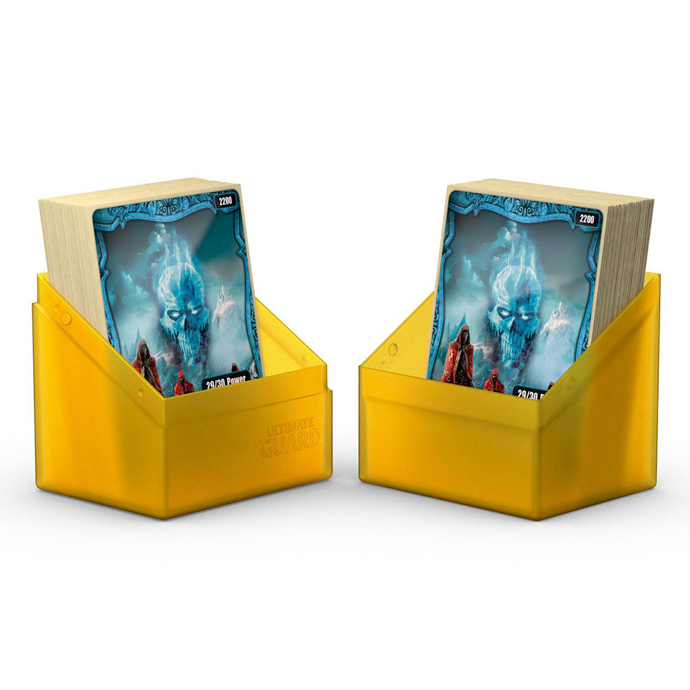Ultimate Guard Boulder Deck Case 80+ Standard Size Amber