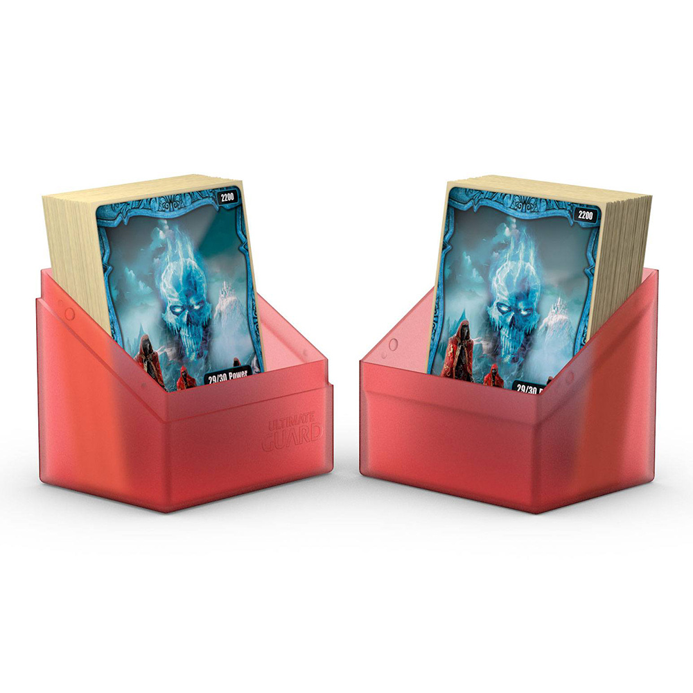 Ultimate Guard Boulder Deck Case 80+ Standard Size Ruby