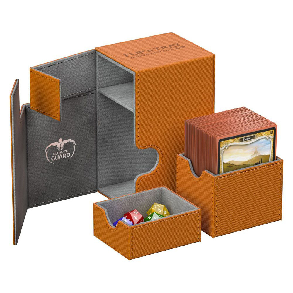 Ultimate Guard Flip´n´Tray Deck Case 80+ Standard Size XenoSkin Orange
