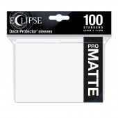 Eclipse: Matte Deck Protector Sleeves 66 x 91 mm - White Eclipse: Matte Deck Protector Sleeves 66 x 91 mm - White