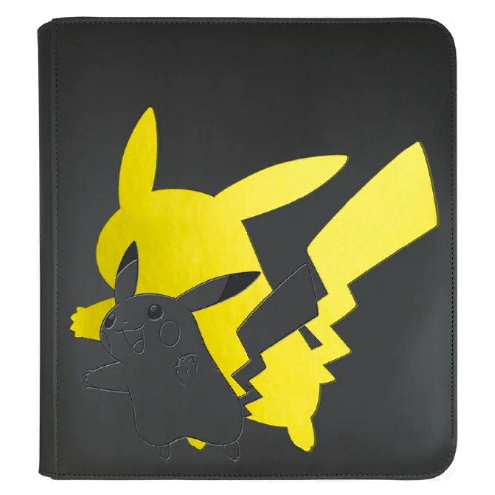 Pokémon TCG: 12-Pocket Zippered Pro Binder - Pikachu, Elite Series