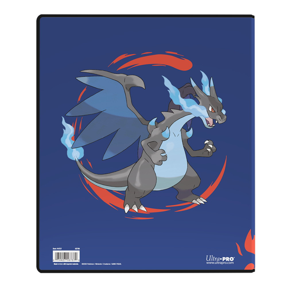 Pokémon TCG: 3-Ring Pärm - Mega Charizard X & Mega Charizard Y