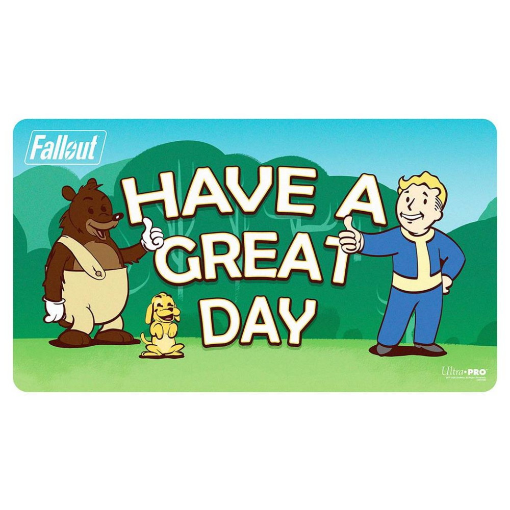 Fallout: Double-Sided Playmat - Vault Boy: Have a Great Day