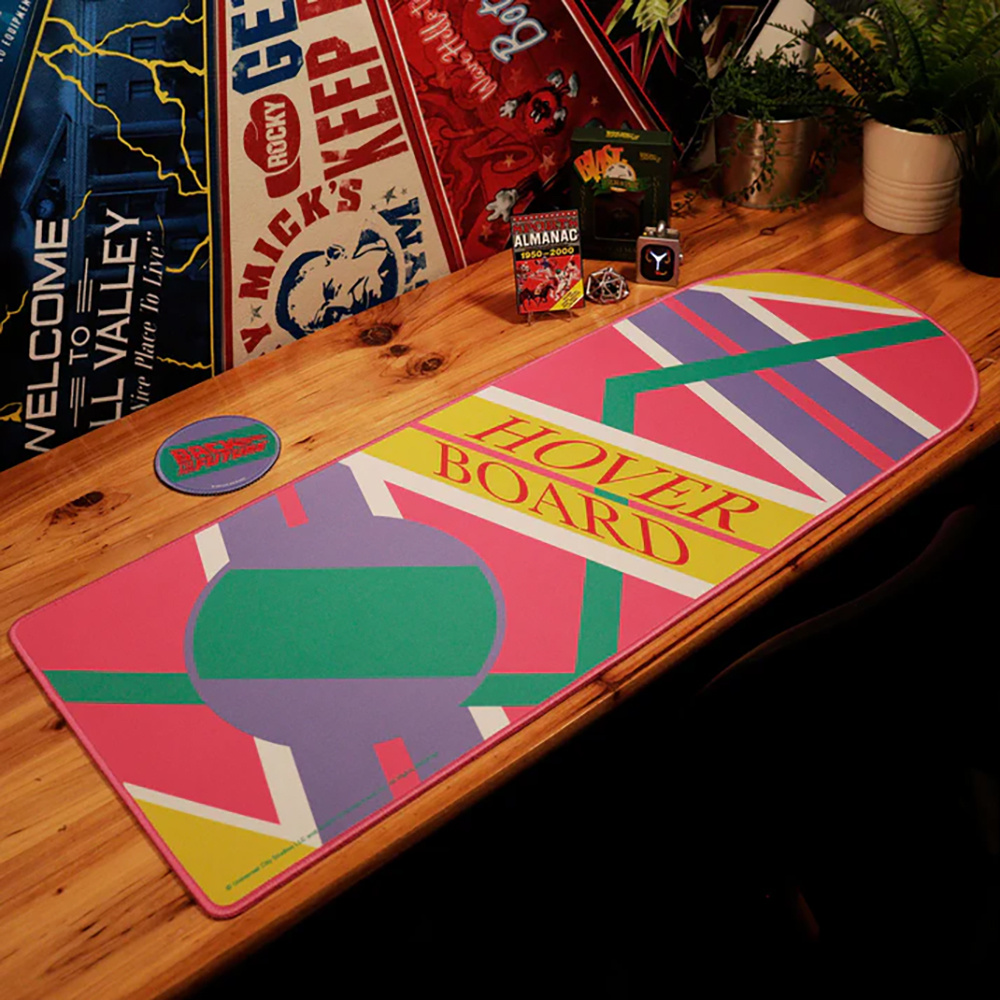 Back to the Future Hoverboard Desk Pad and Coaster Set