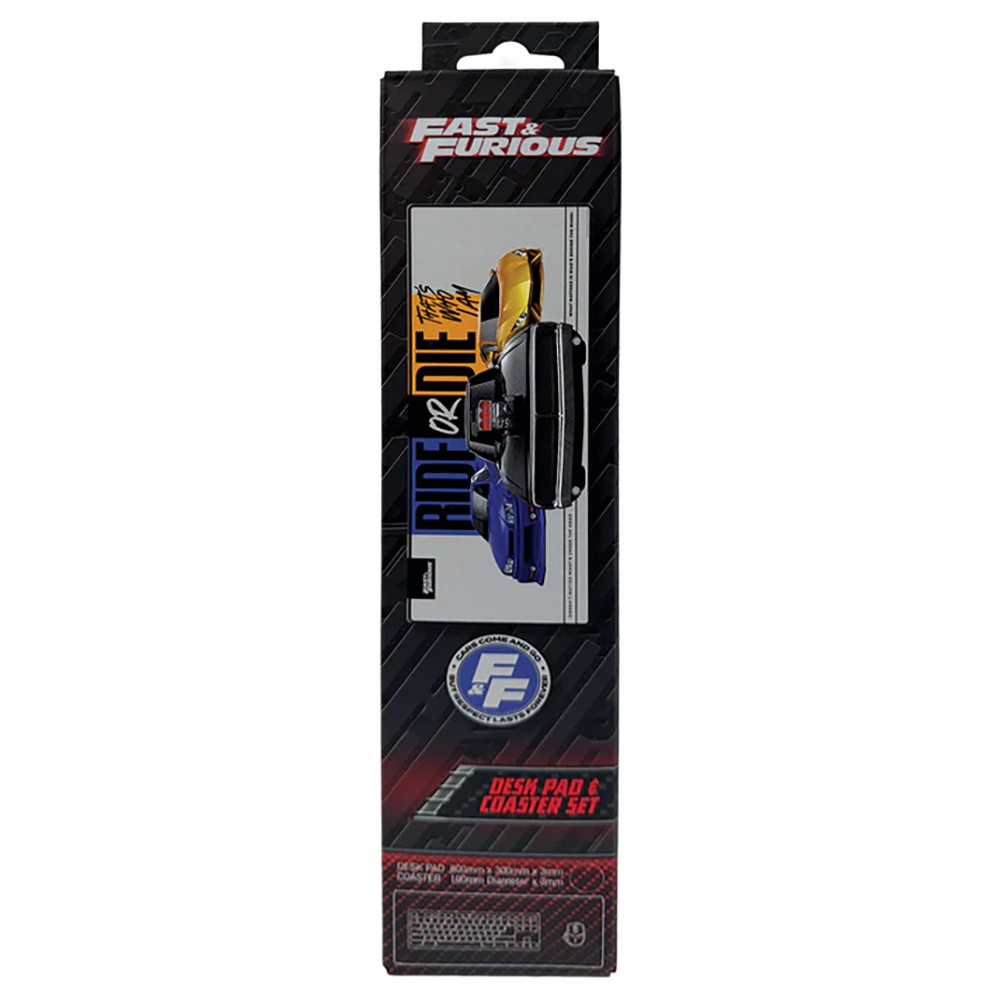 Fast & Furious ‘Ride or Die’ Desk Pad and Coaster Set