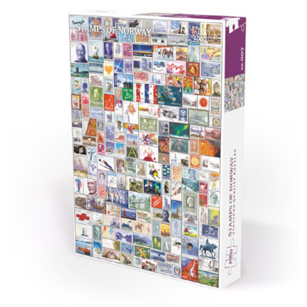 Pussel - Stamps of Norway 1000 Bitar