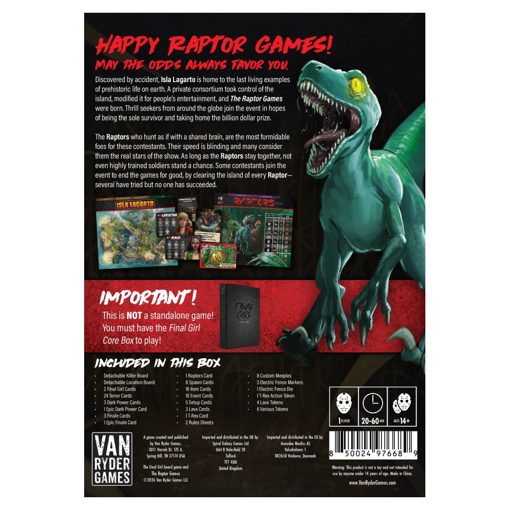 Final Girl: The Raptor Games (Exp.)
