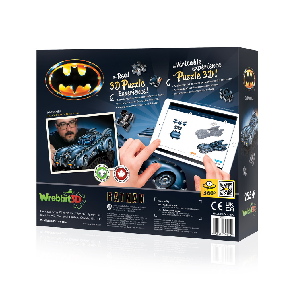 Wrebbit 3D - Batmobile 255 Bitar