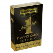 Waddingtons Number 1 Black & Gold Spelkort