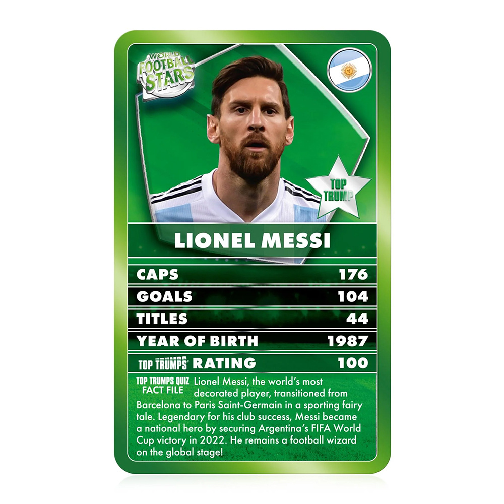 Top Trumps - World Fotball Stars