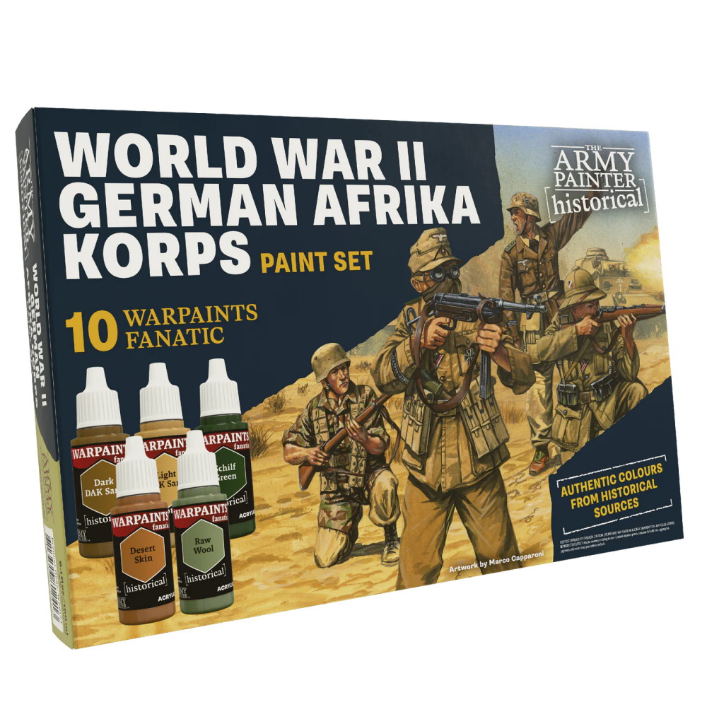 Army Painter: Historical - World War II German Afrika Korps Paint Set