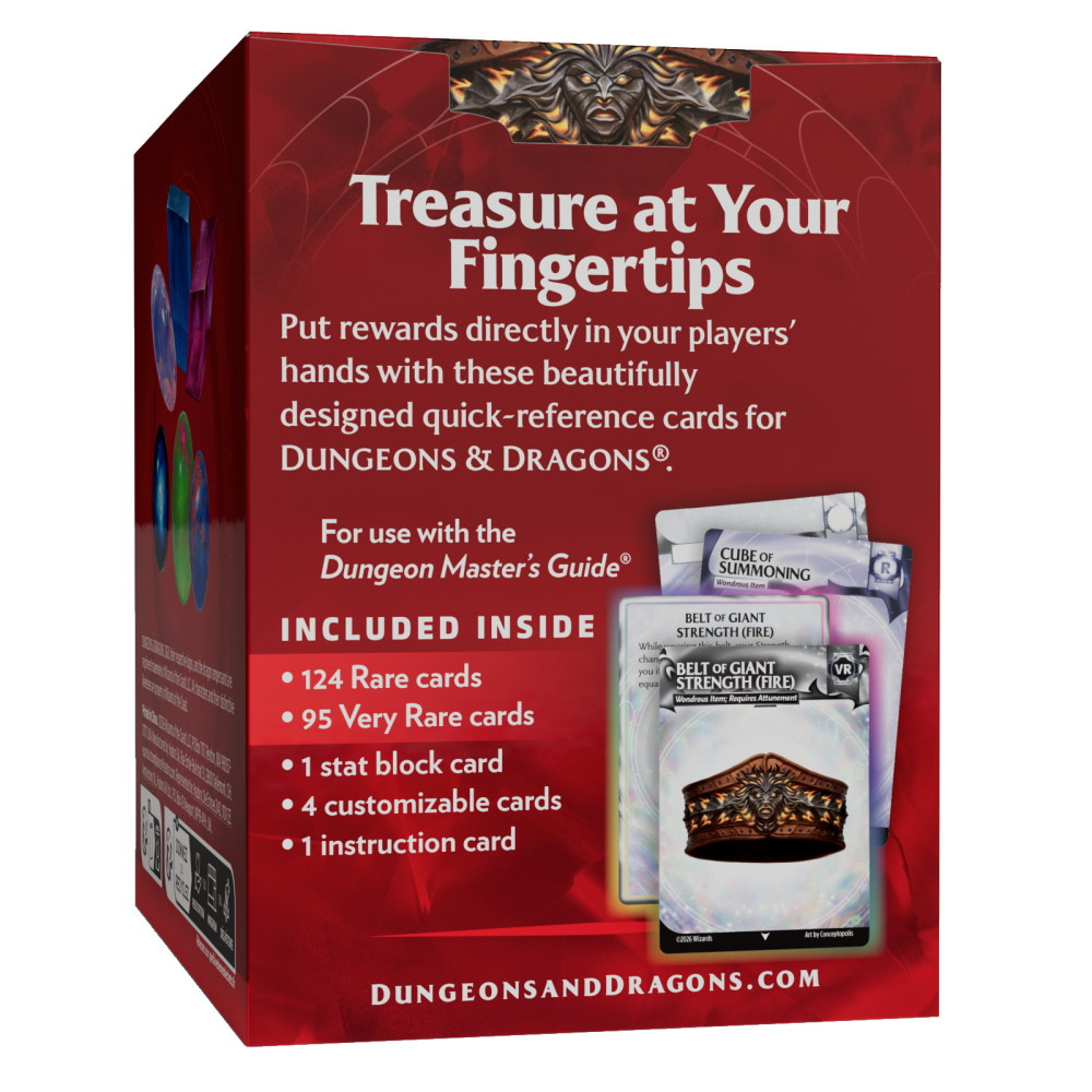 Dungeons & Dragons: Magic Items - Rare and Very Rare - Reference Cards