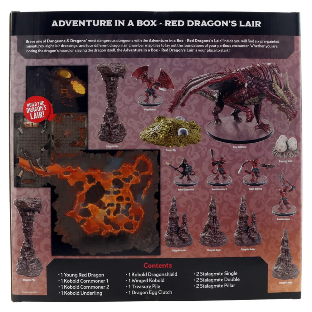 D&D Icons of the Realms: Adventure in a Box - Red Dragon's Lair