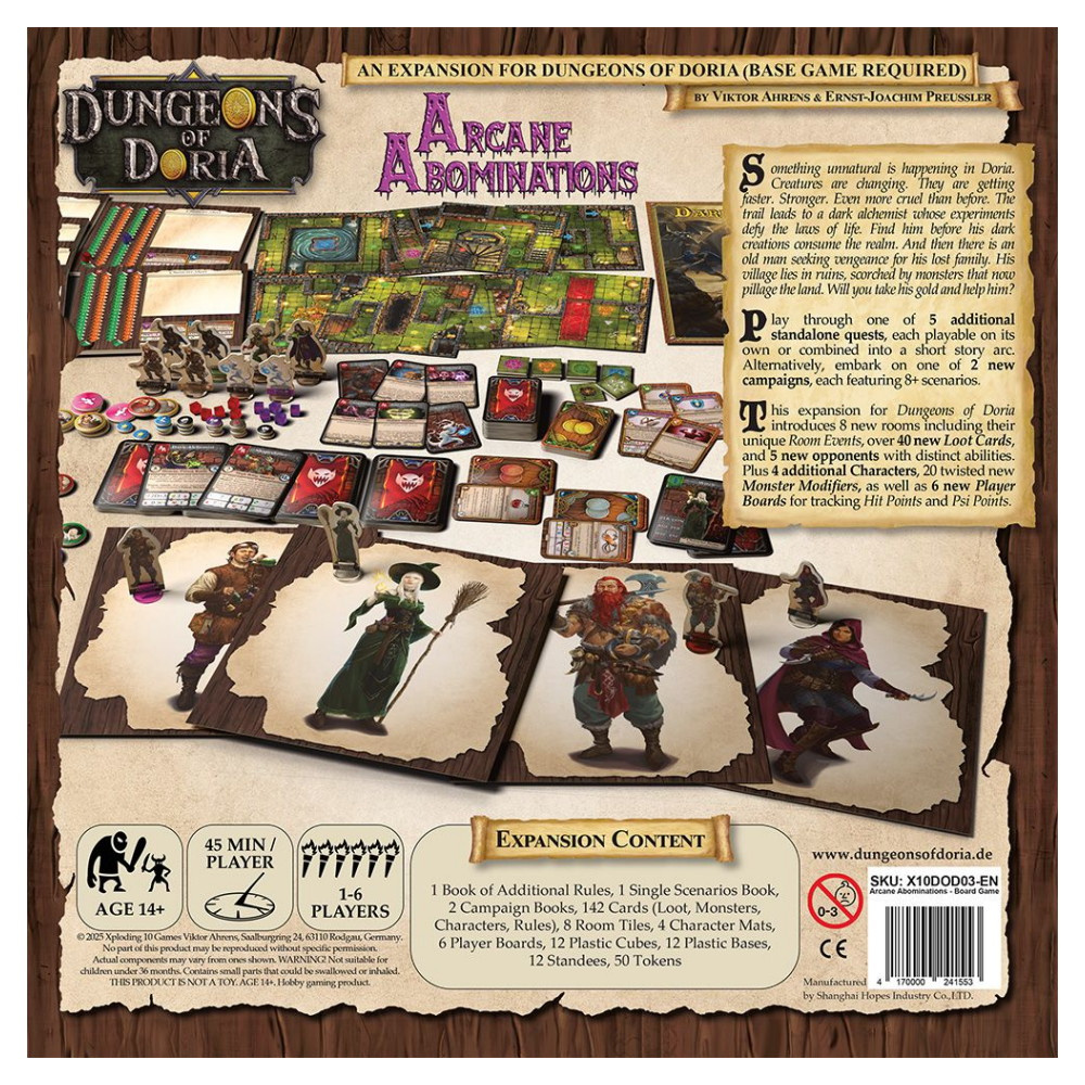 Dungeons of Doria: Arcane Abominations (Exp.)