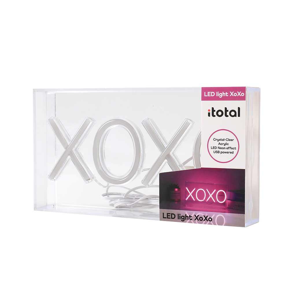 iTotal Neon LED Sign - XOXO