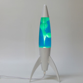 iTotal Lava Lamp - Rocket White/Blue/Green iTotal Lava Lamp - Rocket White/Blue/Green