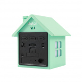 iTotal House Alarm Clock - Pastel Green iTotal House Alarm Clock - Pastel Green