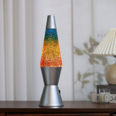 iTotal Lava Lamp - Silver/Rainbowglitter iTotal Lava Lamp - Silver/Rainbowglitter