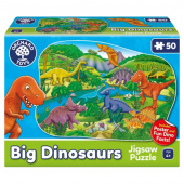 Big Dinosaurs Golvpussel 50 Bitar